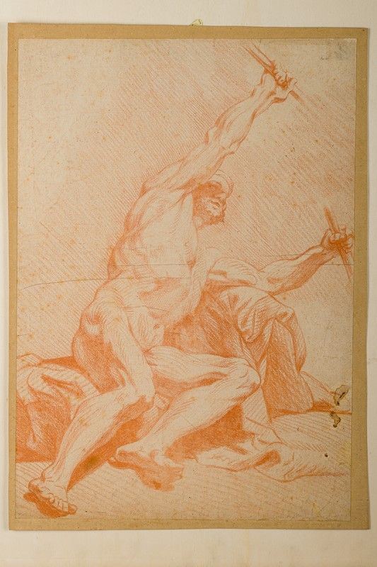 Mattia Preti (maniera di) - Studio di figura maschile