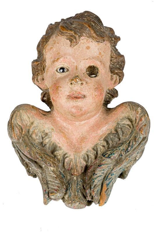 Bust of a putto