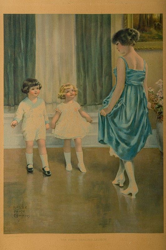 Bessie Pease Gutmann - The first dance lesson