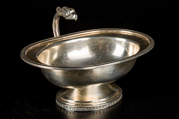 800 silver gravy boat