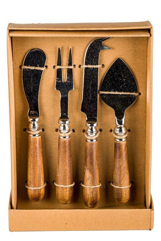 Set of 4 cheese cutlery
