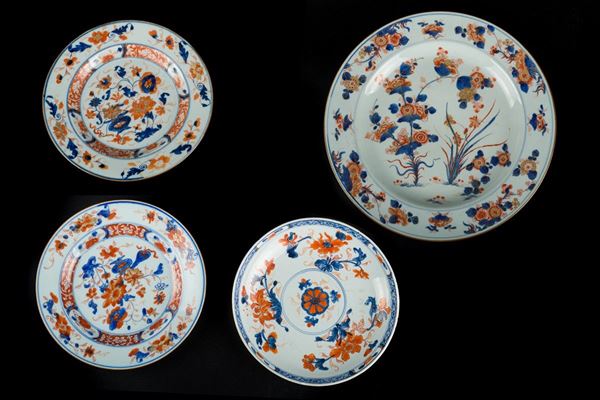 Lot of four plates