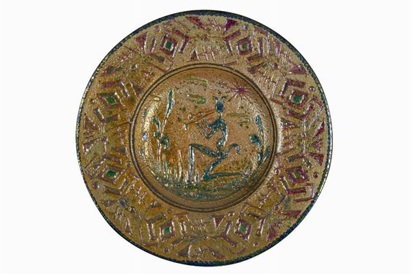 Round plate