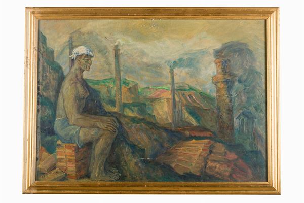 Manlio D'Ercoli - Seated man