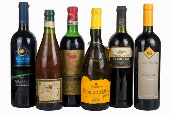 Lot of six wines