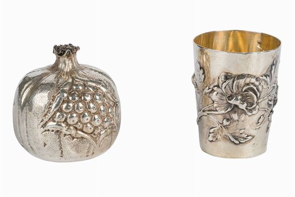 Lot of 2 items in 800 silver
