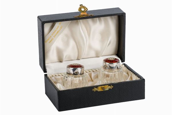 Pair of small salt cellars