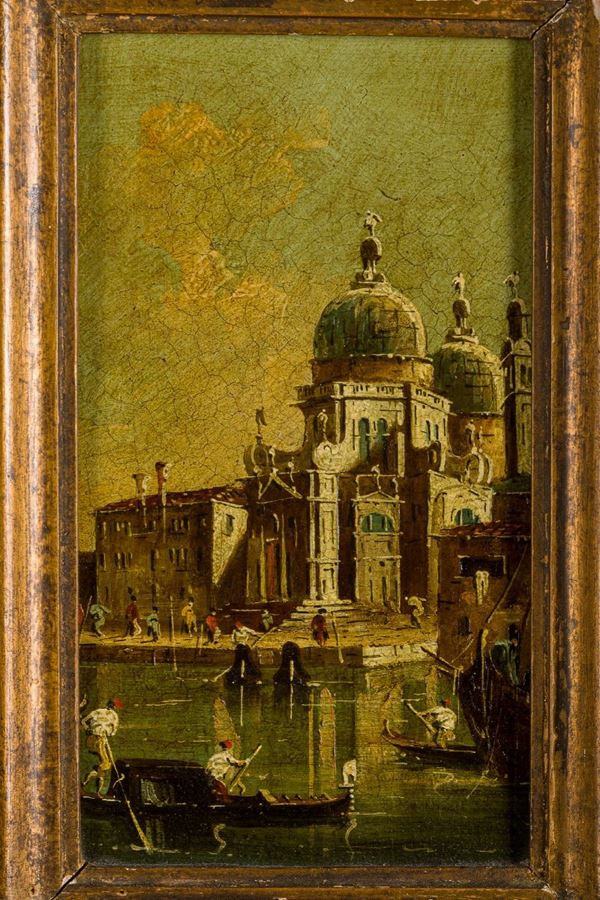 Santa Maria della Salute in the style of Francesco Guardi