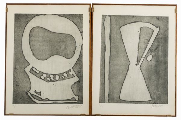 Sante Monachesi - Two lithographs