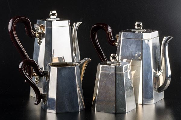 Tea set in 925 silver