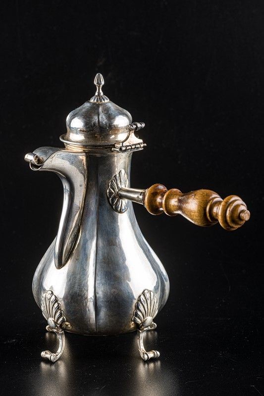 800 silver chocolate pot