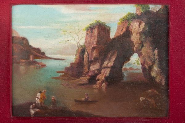 Landscape with stacks