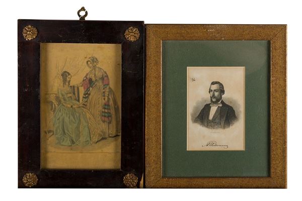 Lot of two prints