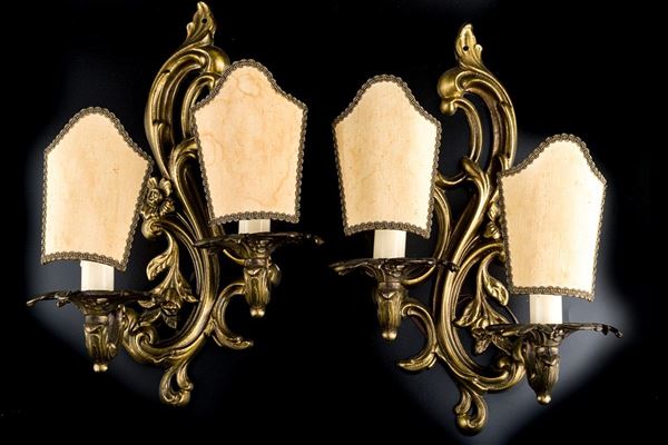 Pair of wall lights