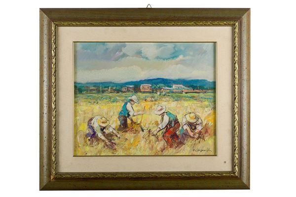 Nicola  Canzanella - Reapers in the field