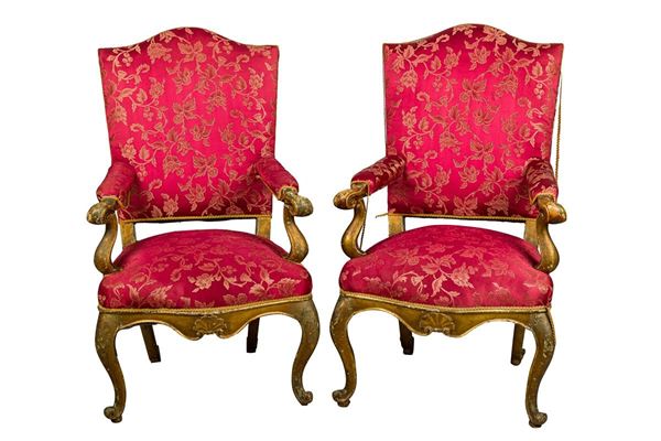 Pair of armchairs