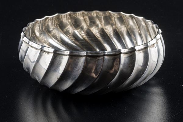 Centrotavola in argento 800