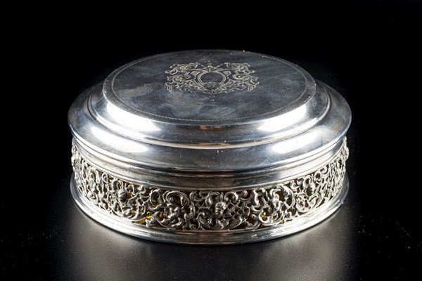 Porta bon-bon in argento 800
