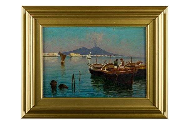 View of the Gulf of Naples with Vesuvius