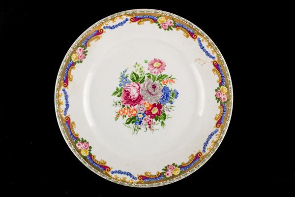 Piatto in porcellana Limoges