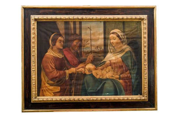 Holy Conversation: Madonna and Child with Saints Catherine of Alexandria and John the Baptist, by Giorgione