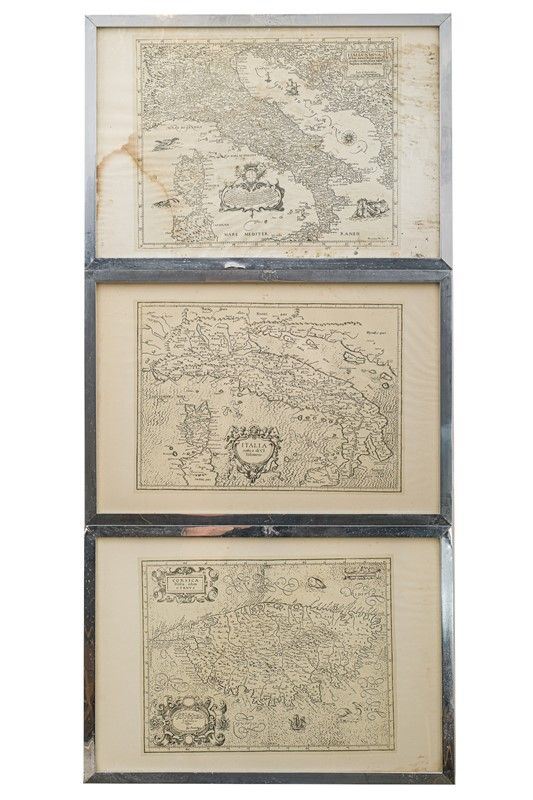 Giovanni Antonio Magini - Three geographical maps