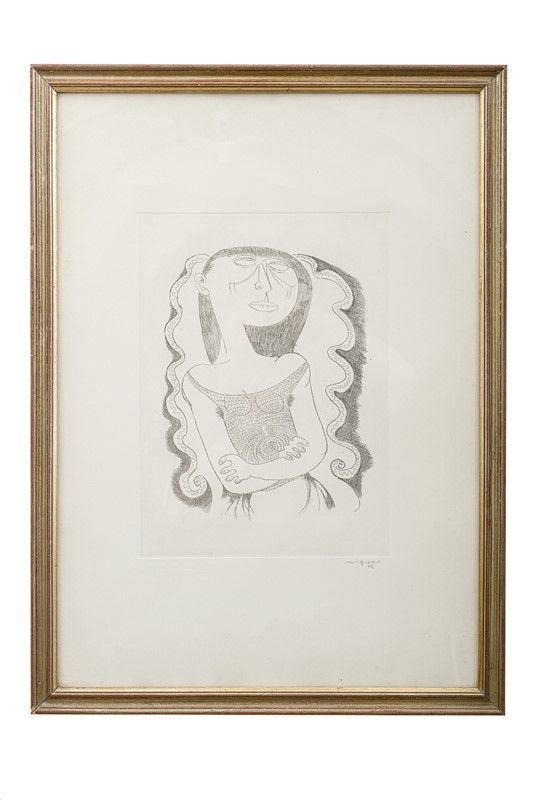 Giuseppe  Migneco - Female figure