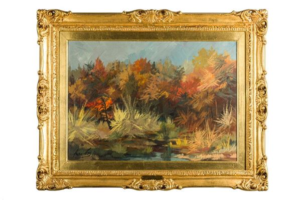 Francesco  Bosi - Lake landscape
