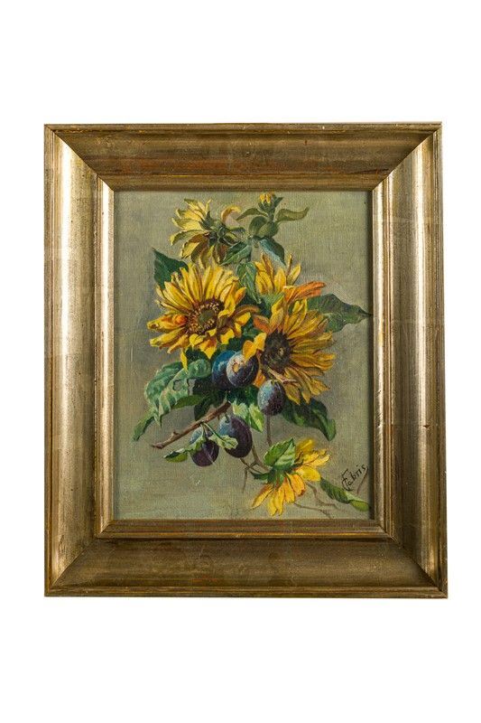 Plums and Sunflowers