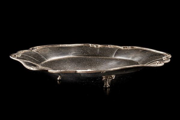 Centrotavola in argento 800
