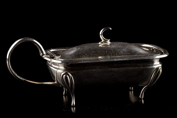 Formaggiera in argento 800