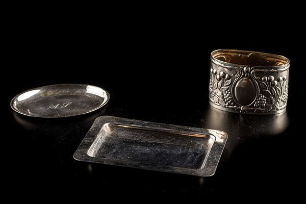 Lot of 3 items in 800 silver