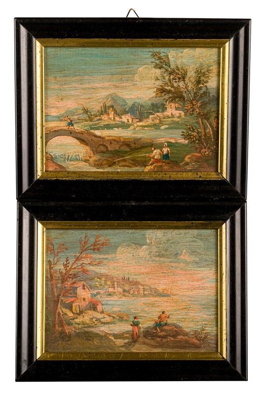 Pair of landscapes
