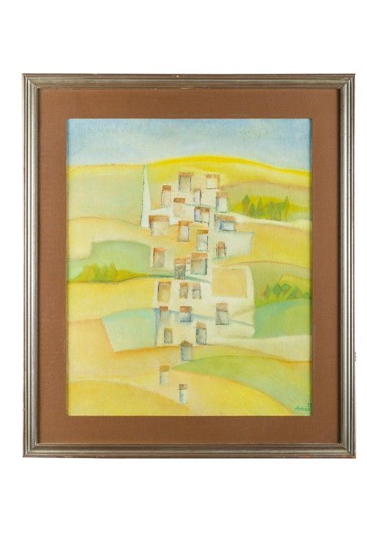 Landscape with houses