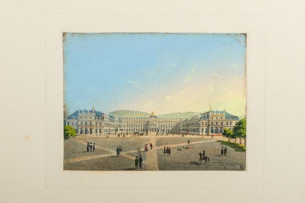 Giacinto Gigante (attr.) - Pair of views
