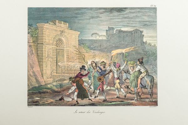Antoine Jean Baptiste Thomas &amp; Fran&#231;ois De Villain - Four color lithographs