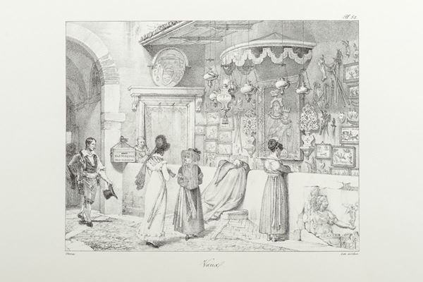 Antoine Jean Baptiste Thomas &amp; Fran&#231;ois De Villain - Four black and white lithographs
