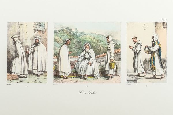 Antoine Jean Baptiste Thomas &amp; Fran&#231;ois De Villain - Pair of color lithographs