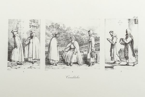 Antoine Jean Baptiste Thomas &amp; Fran&#231;ois De Villain - Pair of black and white lithographs
