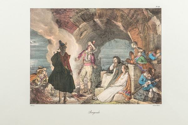 Antoine Jean Baptiste Thomas &amp; Fran&#231;ois De Villain - Pair of color lithographs
