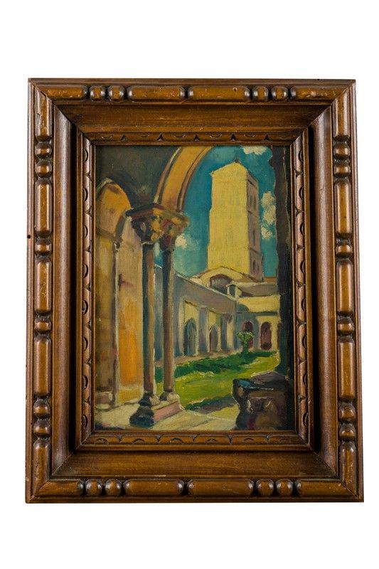 Scorcio di chiostro