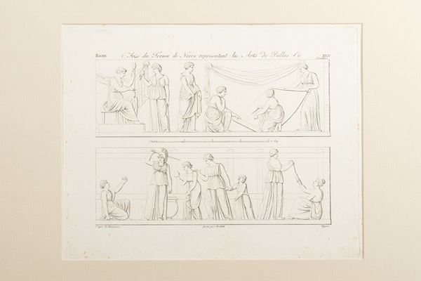 Three ancient engravings