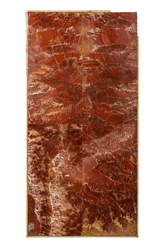 Red onyx top with border