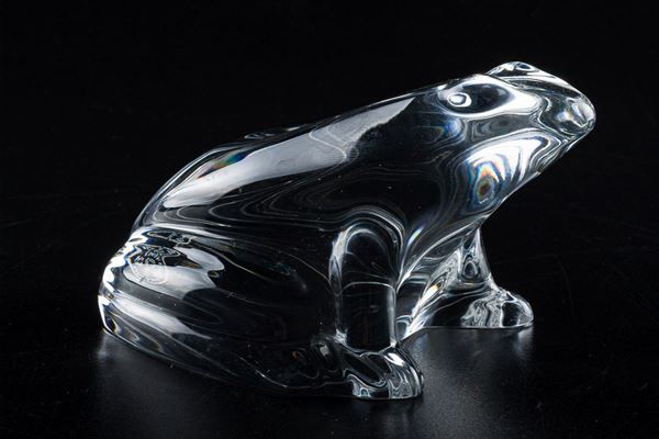 Rana in cristallo di Baccarat