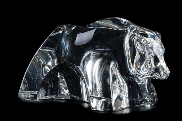 Baccarat crystal bear