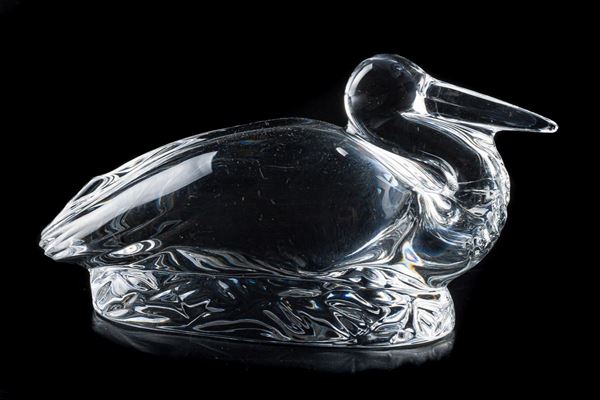 Baccarat crystal crane