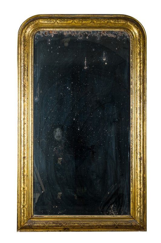 Mirror in gilded wood
