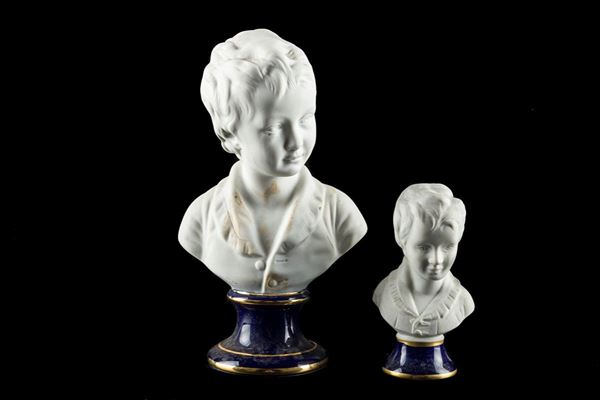 Lot of two Limoges bustiers