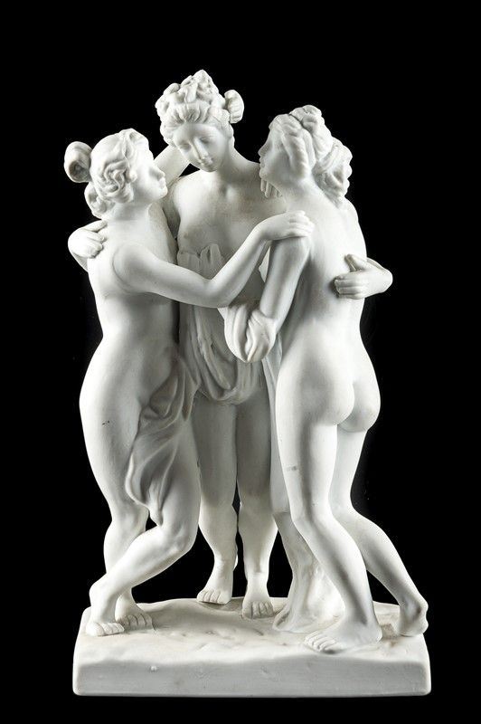 The three Graces, taken from Canova
