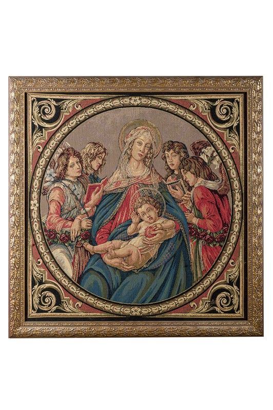 Madonna and Child with Angels, taken from Botticelli